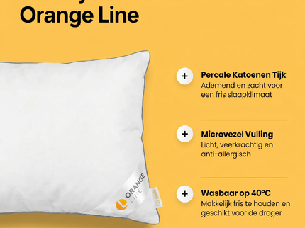 Hoofdkussen Katoen-Percale - Comfort
