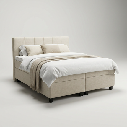 Boxspring Hotel Luxury - Wide - Beige
