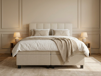 Boxspring Hotel Luxury - Wide - Beige