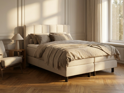 Boxspring Hotel - Wide - Beige