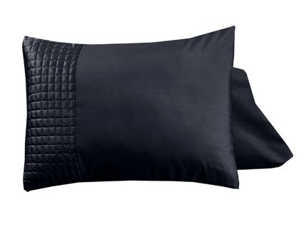 Kussenslopen - Velvet Band: 2-Pack - Zwart