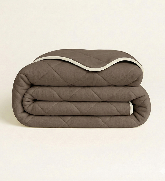 Easy Dekbed Luxury Velvet - Taupe