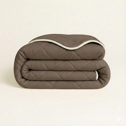 Easy Dekbed Luxury Velvet - Taupe