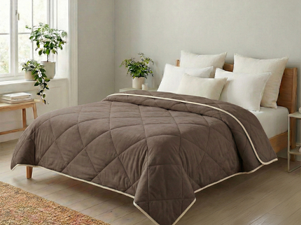 Easy Dekbed Luxury Velvet - Taupe