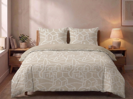 Dekbedovertrek Percale Katoen - Village