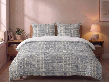 Dekbedovertrek Percale Katoen - Dutch Doors