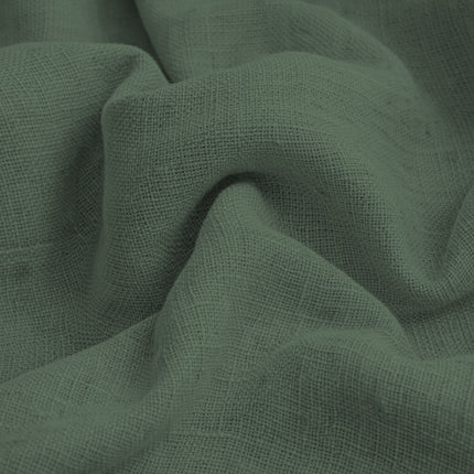 Gordijnen met Linnen Look - Ringen - Groen