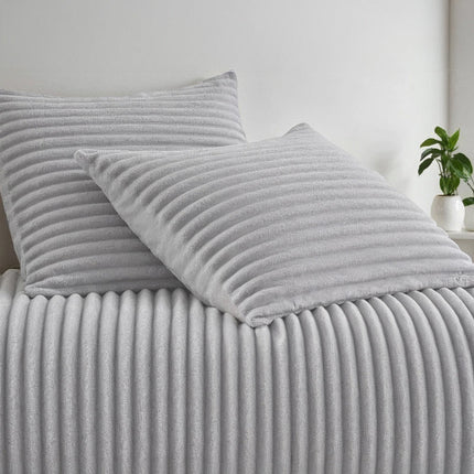 Dekbedovertrek Summer Teddy Rib - Licht Grijs