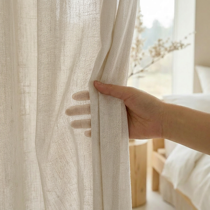 Gordijnen In Between - Haken - Off White