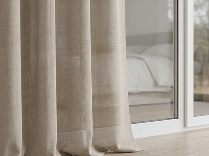 Gordijnen In Between - Ringen - Beige