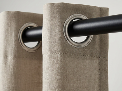 Gordijnen In Between - Ringen - Beige