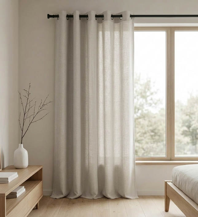 Gordijnen In Between - Ringen - Off White