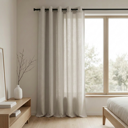 Gordijnen In Between - Ringen - Off White