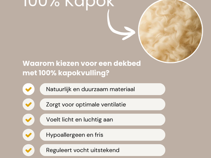 Dekbed 100% Kapok - 4 Seizoenen