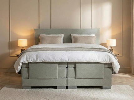 Elektrische Boxspring Julia - Groen