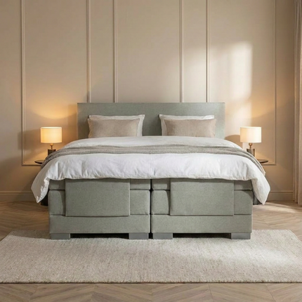 Elektrische Boxspring Julia - Groen
