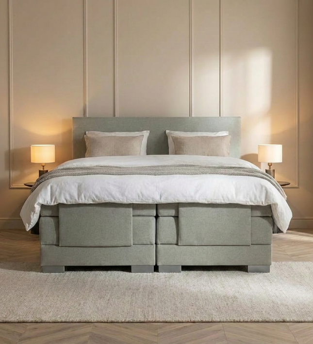 Elektrische Boxspring Julia - Groen