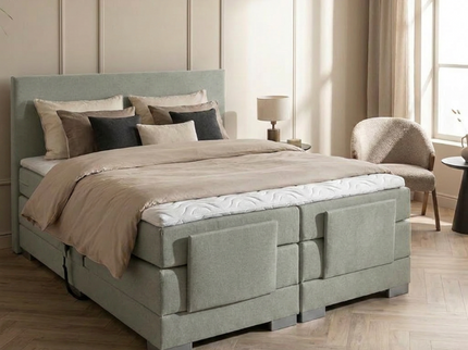 Elektrische Boxspring Julia - Groen