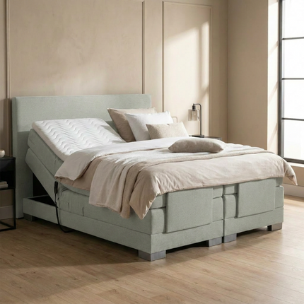 Elektrische Boxspring Julia - Groen