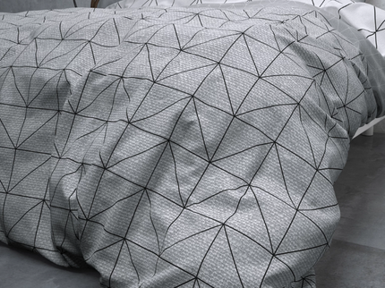 Dekbedovertrek Katoen-Flanel - Geometric
