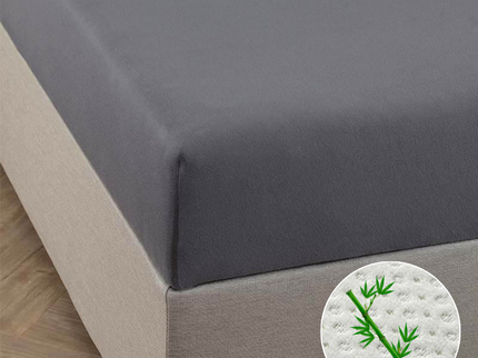 Hoeslaken - Bamboe Stretch - Antraciet