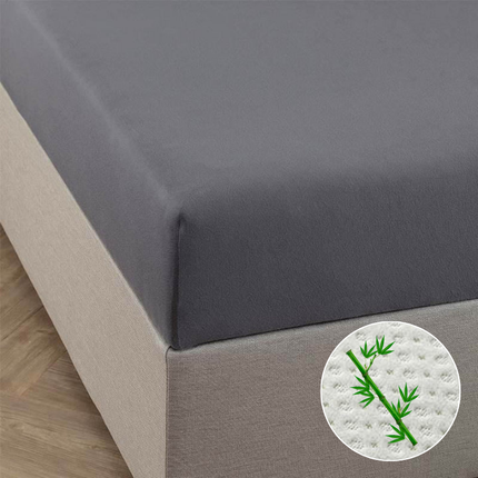 Hoeslaken - Bamboe Stretch - Antraciet