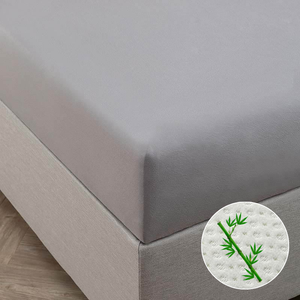 Hoeslaken - Bamboe Stretch - Licht Grijs