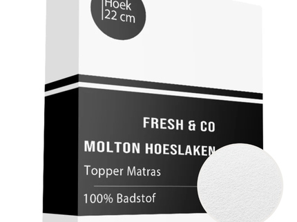 Molton Hoeslaken - Badstof Waterdicht - Topper