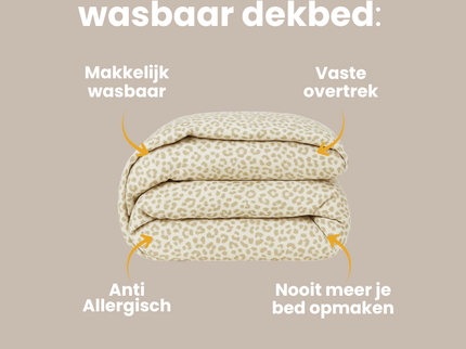 Easy Dekbed Zonder Overtrek - Leopard