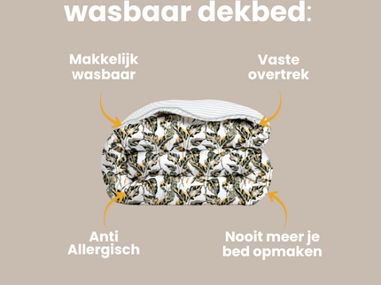 Easy Dekbed Zonder Overtrek - Painted Jungle