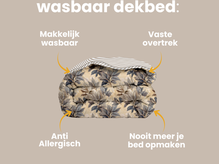 Easy Dekbed Zonder Overtrek - Autumn Leafs