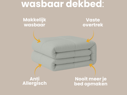 Easy Dekbed Zonder Overtrek - Grijs