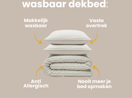Lazy Dekbed Zonder Overtrek - Teddy Rib - Beige
