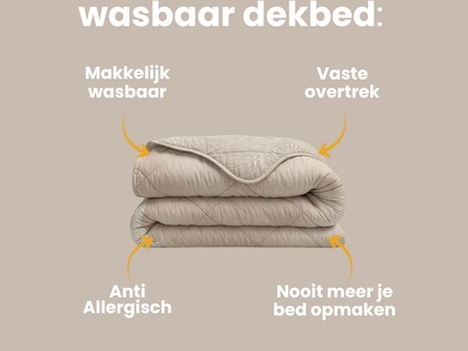 Lazy Dekbed Zonder Overtrek - Warm Triangles