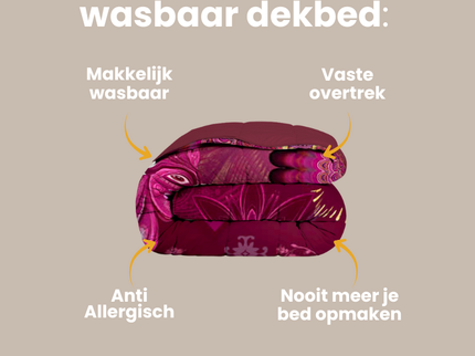 Easy Dekbed Zonder Overtrek - Ornamental Elegance