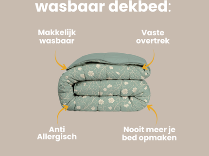 Easy Dekbed Zonder Overtrek - Traditional Flower