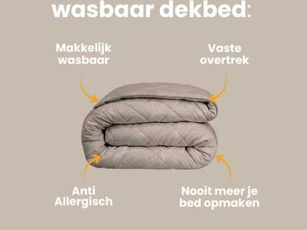 Easy Dekbed Zonder Overtrek - Sketched Flowers