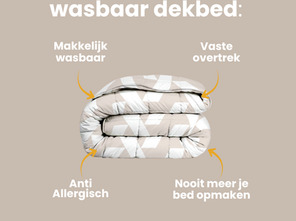 Easy Dekbed Zonder Overtrek - Stacking Triangles