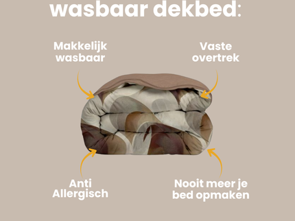 Easy Dekbed Zonder Overtrek - Modern Flow