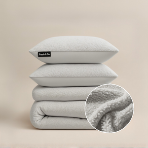 Dekbedovertrek Teddy - Lichtgrijs