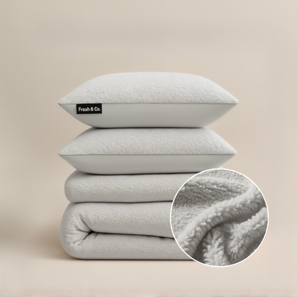 Dekbedovertrek Teddy - Lichtgrijs