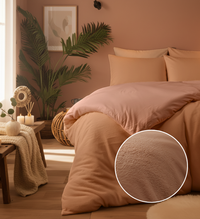 Dekbedovertrek Teddy - Zacht Roze