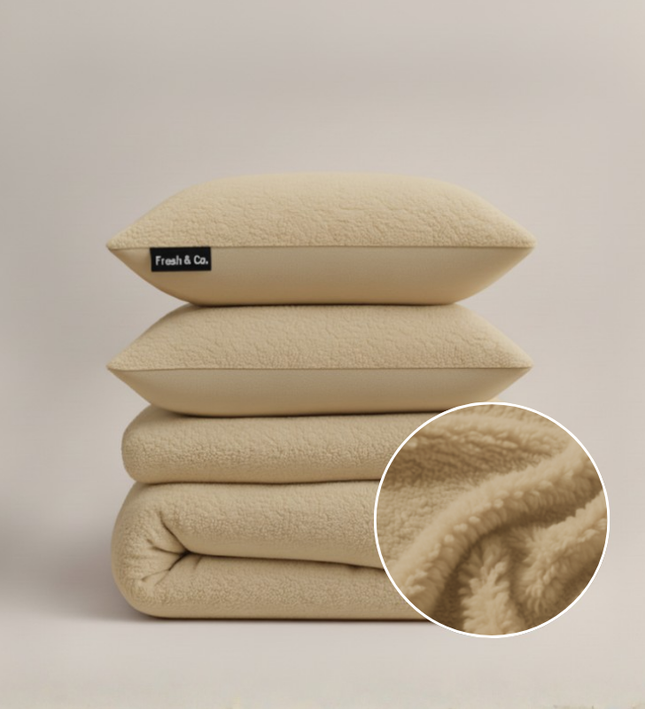 Dekbedovertrek Teddy - Blush Taupe