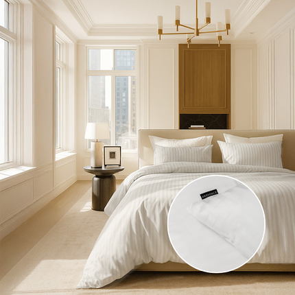 Dekbedovertrek Katoen-Satijn - Satijnstreep