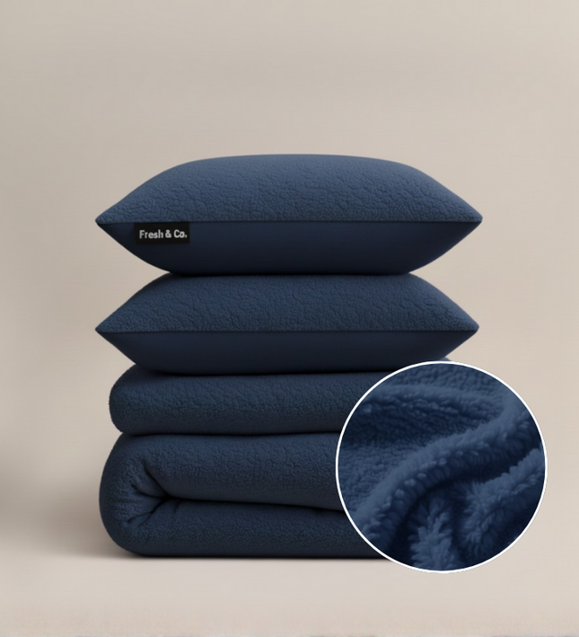 Dekbedovertrek Teddy - Navy