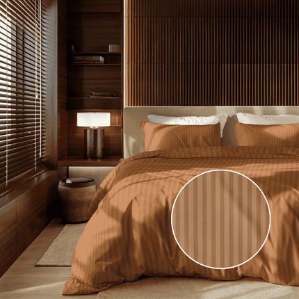 Dekbedovertrek Katoen-Satijn - Satijnstreep