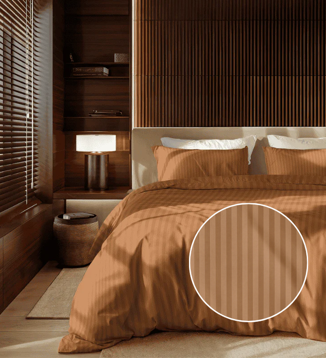 Dekbedovertrek Katoen-Satijn - Satijnstreep