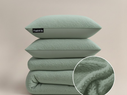 Dekbedovertrek Teddy - Zacht Groen