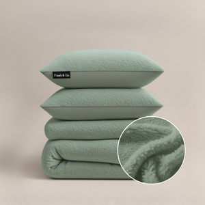 Dekbedovertrek Teddy - Zacht Groen