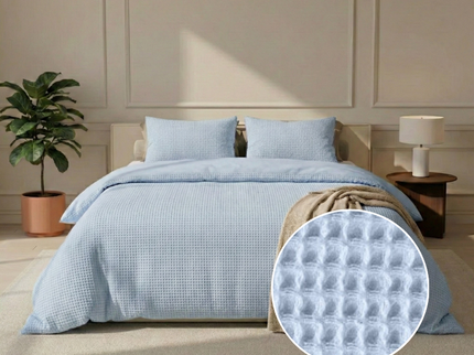 Dekbedovertrek Katoen Vafala - Blauw